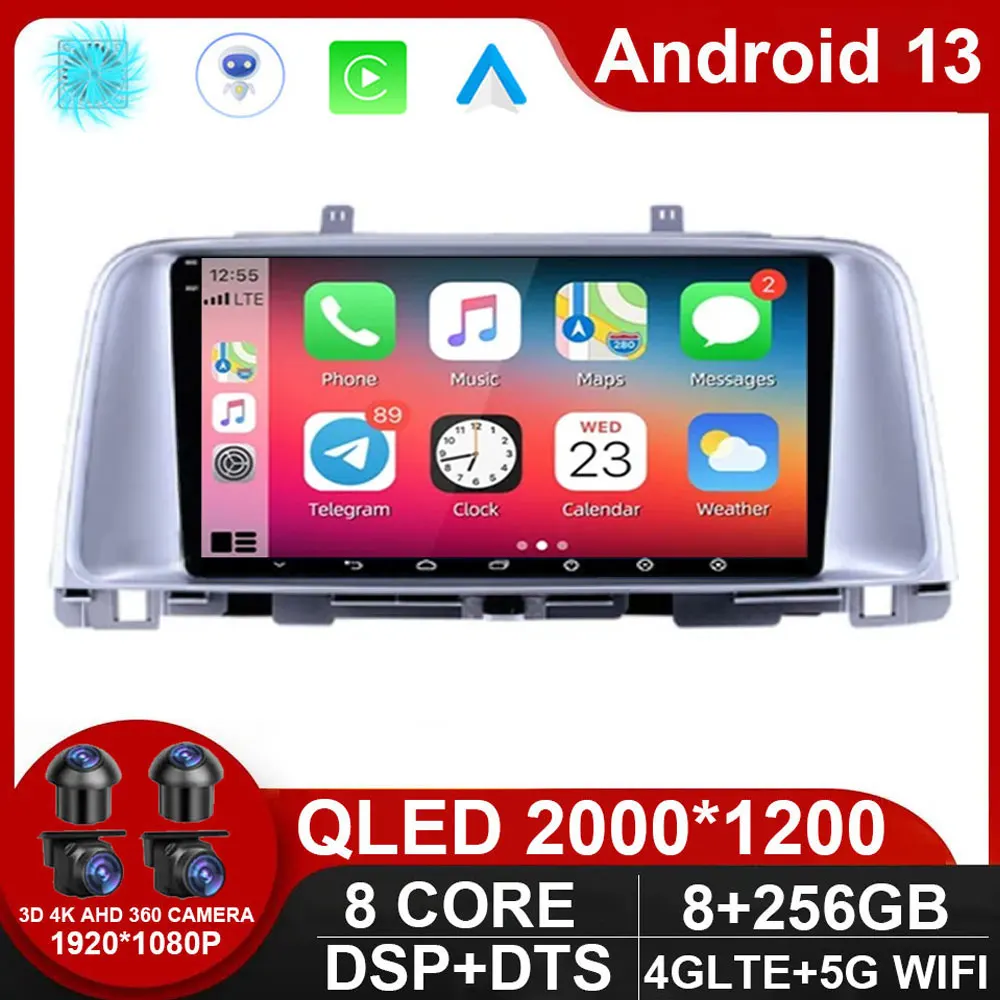 

Autoradio Stereo For Kia K5 / Kia Optima 2016 2017 2018 Navigation 8 Core Android 13 DSP Car Radio Multimedia Player