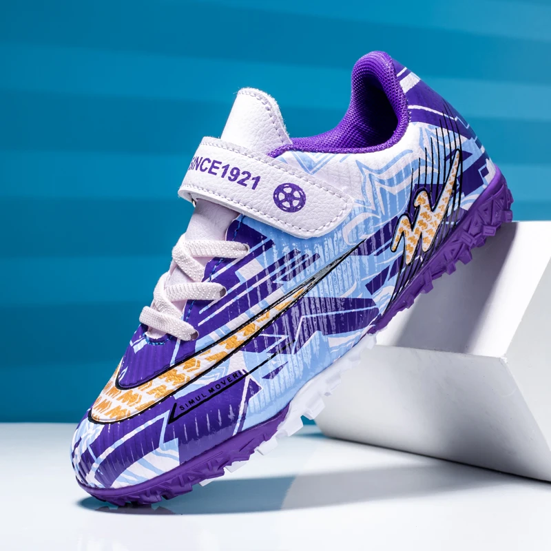 

Doppelsterne Fußballschuhe Jugendliche Training Fußballschuhe Sportschuhe Outdoor Fußballschuhe Kinder Fußballschuhe 31-39