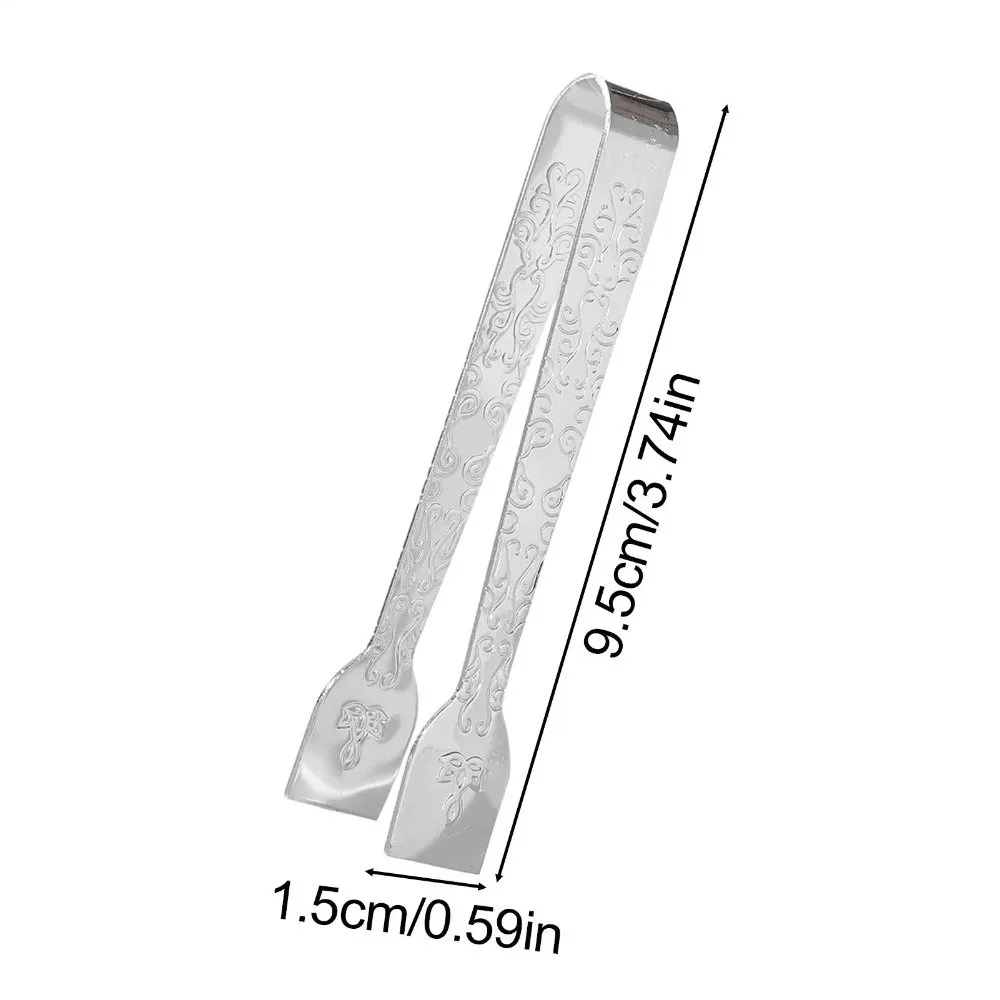 Portable Long Charcoal Burner Tweezers Metal Comfortable Gripping Charcoal Clip Tea Table Clip For Incense Charcoal