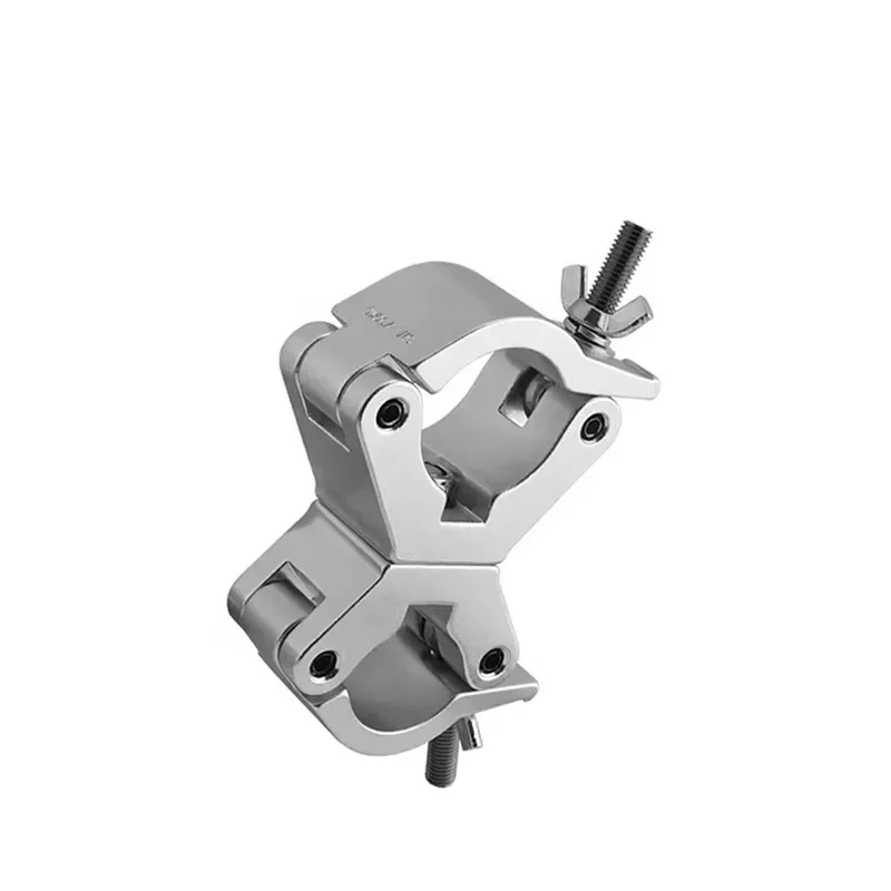 5006M Aluminum Rotary Stage Lighting Clamp Hook for Truss System Professional DJ Light Fixture Mounting Coupler Heavy Duty