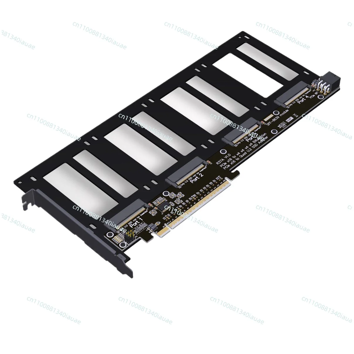Pcie5.0X16 To 4-Por…