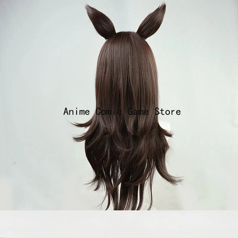 Uma Musume Pretty Derby Rice Shower Cosplay Wig Sad Horse Girl Anime Game Roleplay Party Costume Prop Wigs Synthetic Hair