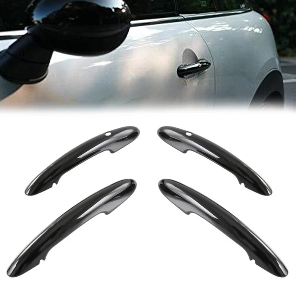 Door Handle For Cover for MINI For Cooper For F55 Models Featuring Gloss Finish and For Smart Keyhole Alignment
