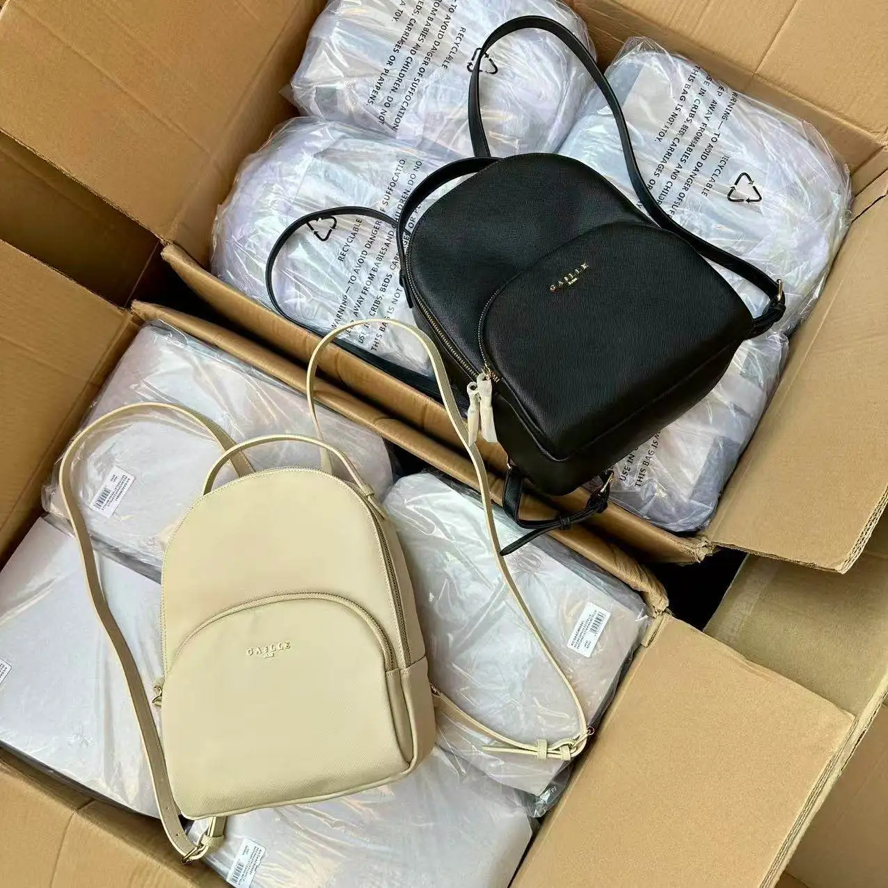 New Stylish and Simple High-end Cross Pattern Men's and Women's Backpacks College Style Daily Versatile Schoolbags for Female
