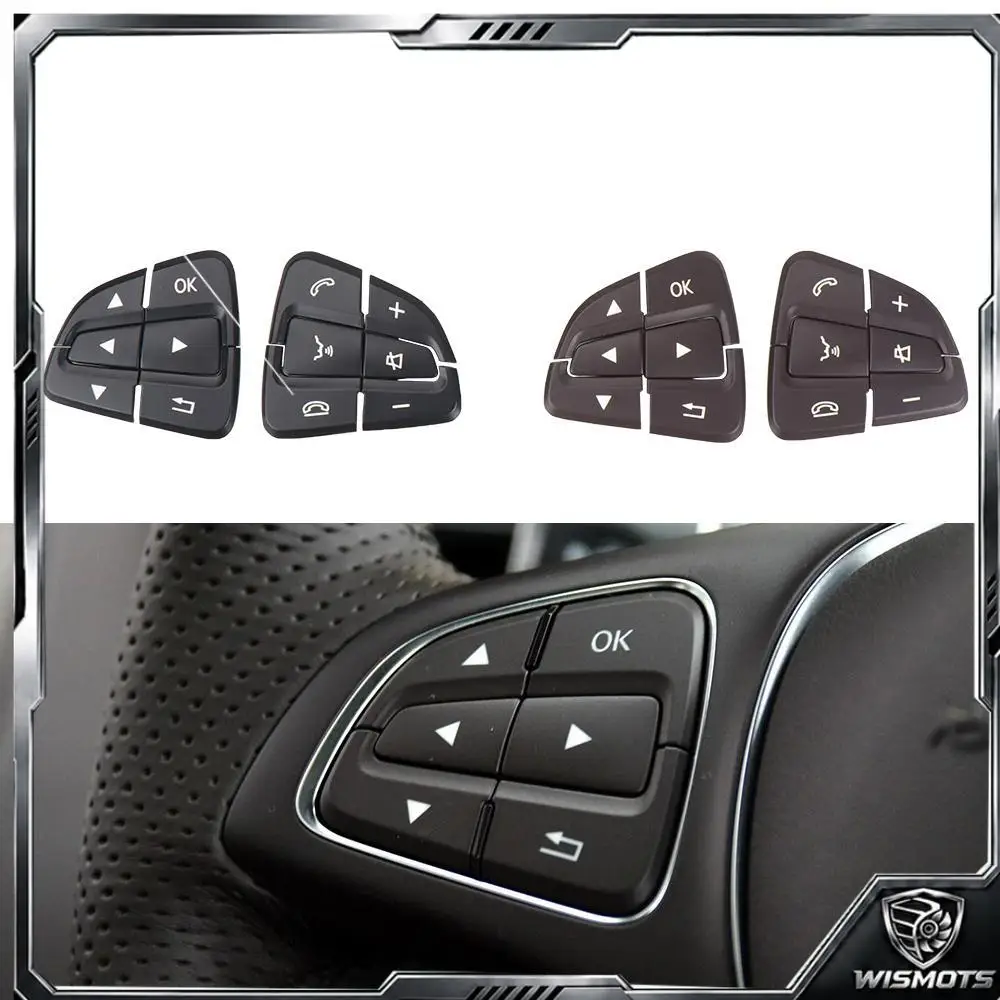 For Mercedes Benz W218 W246 W117 W172 W176 W156 Steering Wheel Button Control Multifunctional Button Car Interior Accessories