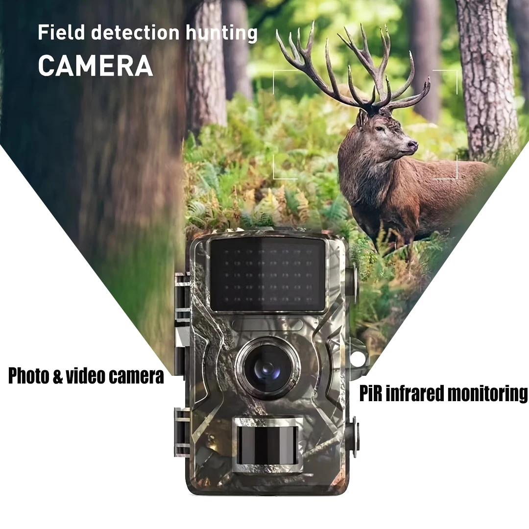 Hunting Trail Camera 16MP 1080P 940nm Infrared Night Vision Motion Activated Trigger Security Cam Outdoor Wildlife Photo Traps