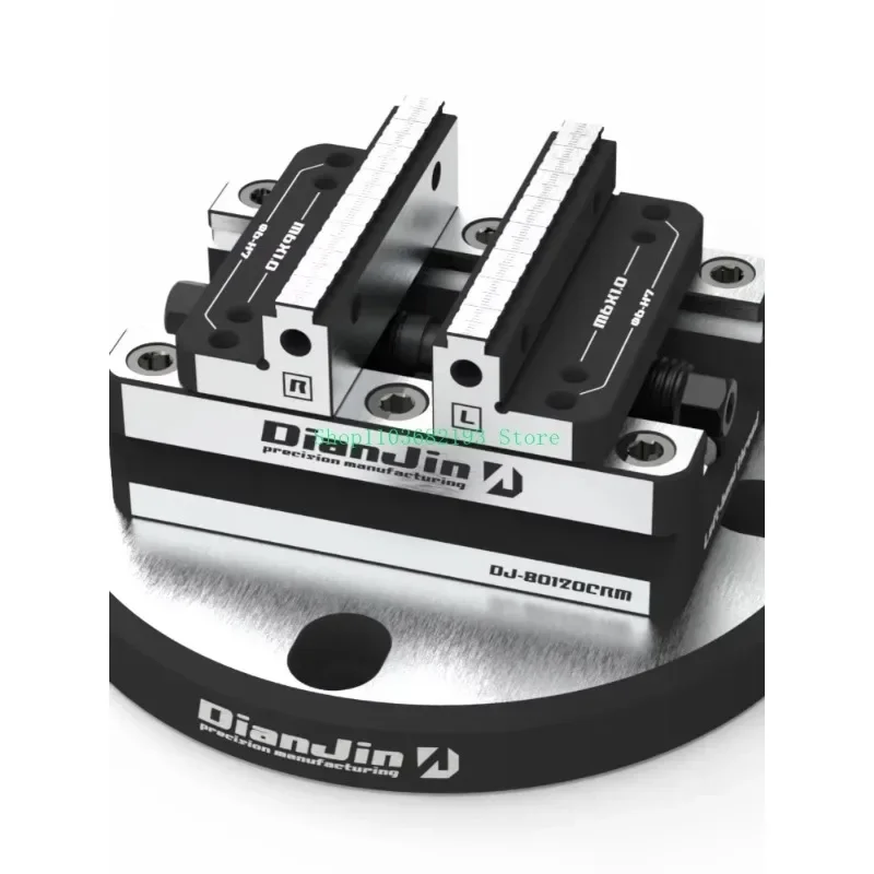 Four-Five-Axis Fixture Self-centering Vise Positive and Negative Quick Clamping 2-8 Inches DJ-6080H Self Centering Vise