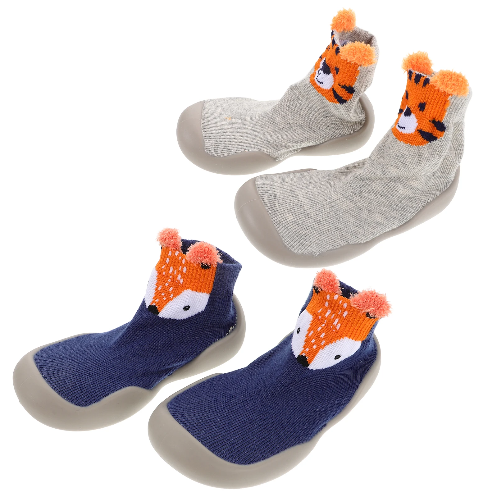 

2 Pairs Toddler Shoes Sock for Toddlers Socks Soft Sole Boys' Babies