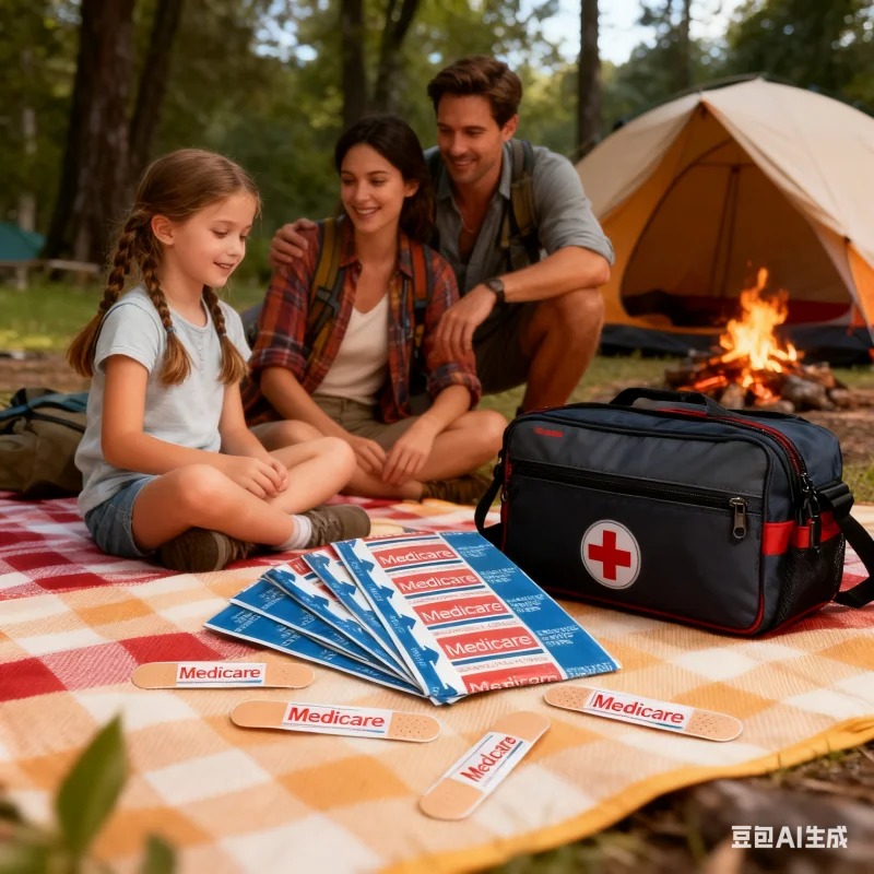 

Outdoor Camping Non Woven Adhesive Bandages of 100 Pcs for Baby Kids Adult First Aid Plaster Skin Patches Safety Survival