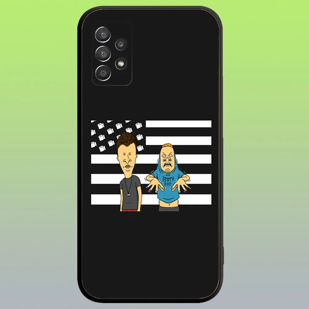 Beavis and Butt-Head Phone Case For Samsung Galaxy A20,A21s,A22,A31,A32,A52,A53,A72,73,A80,A91 Soft Black Cover