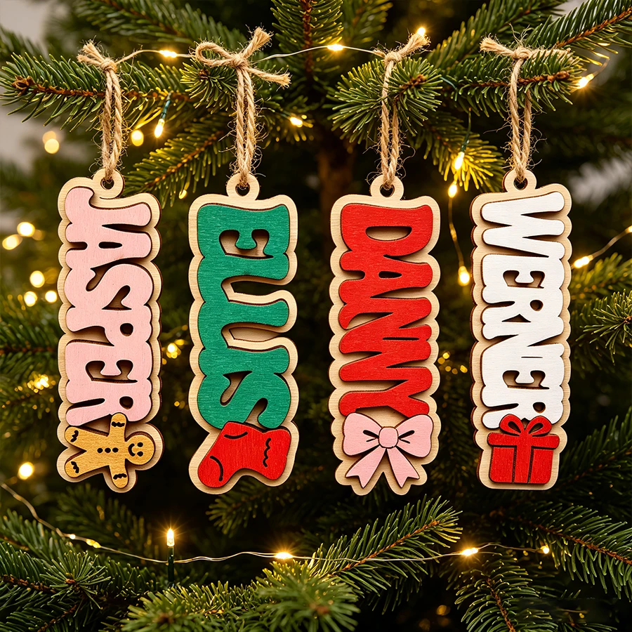 قطعة/قطعتان من زينة عيد الميلا - مراجعة Christmas Stocking Hanging وسعره