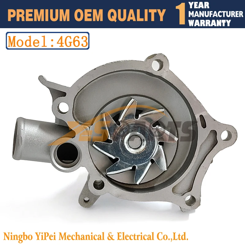 Новый МД 970338 Водяной насос для двигателя Mitsubishi 4G63 4G64 MD Фото №6