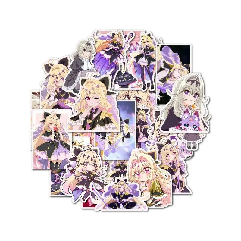 Star Detective Precure! Moria Ruruka Anime 2D Cartoon-Muster DIY Graffiti-Aufkleber Personalisierte Wasserfeste Dekorative Sticker – Detail 7