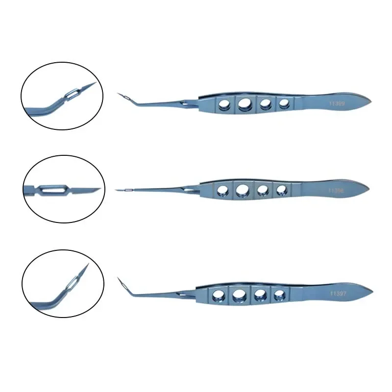 

1pcs Ophthalmic Akahoshi Phaco Prechopper Nucleus Removal Forceps Titanium Alloy Ophthalmic Surgical Instrument