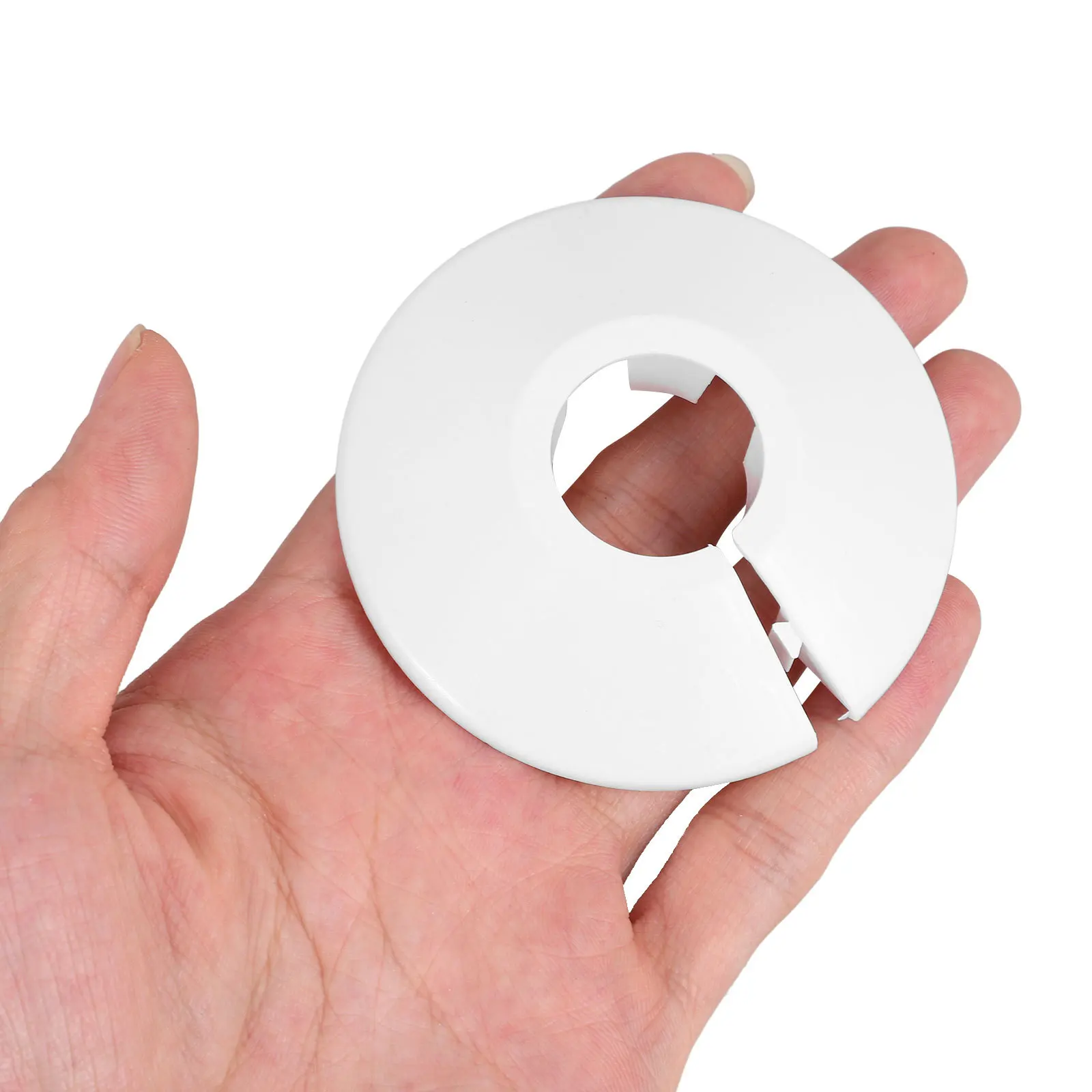 10pcs Pipe Collar Cover For Bathroom Radiator Plastic Flange To Conceal Pipes Valves Drain Covers Waterproof Steam Heater Split