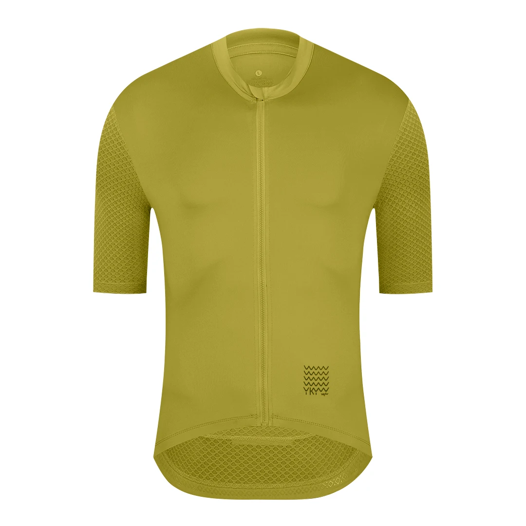 YKYWBIKE Heren Wielertrui Korte Mouw Zomer Fiets Jersey Racefiets Shirt Fietskleding Ademend Pro Team