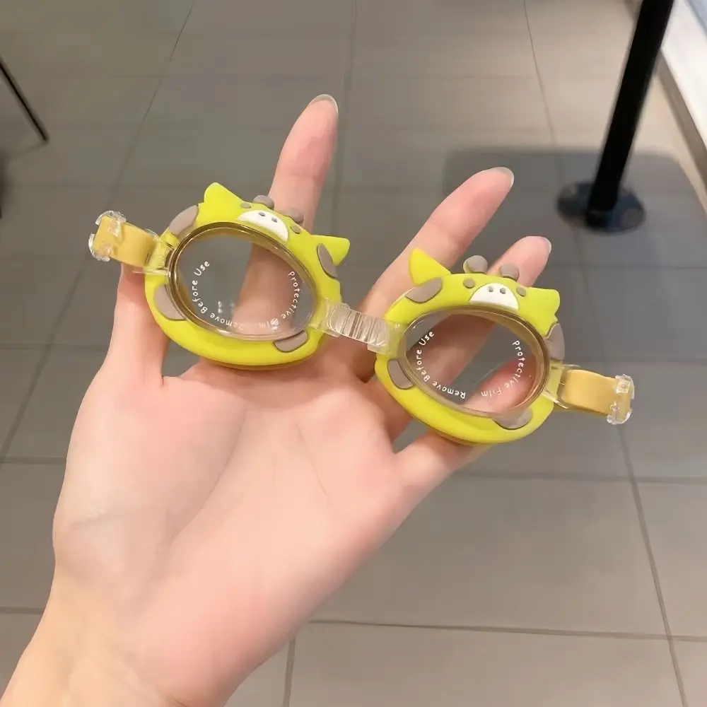 Cartoon Animal Children's Swimming Goggles Adjustable Glasses Strap Waterproof Kid Swimming Goggles HD Vision Cute view 2