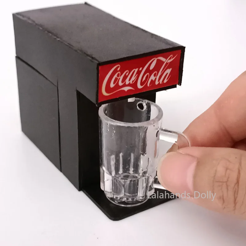Doll House Mini Water Dispenser (Can Receive Water) for Doll House Kitchen Living Room Furniture Decoration Accessories