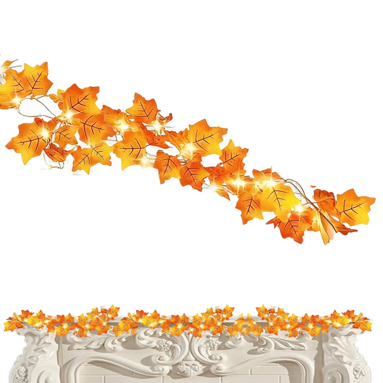 

Christmas Flower Vine Festive Ornament Reusable Christmas Decor Flower Vine Garland For Window Fence Porch Arch Mantel Fireplace