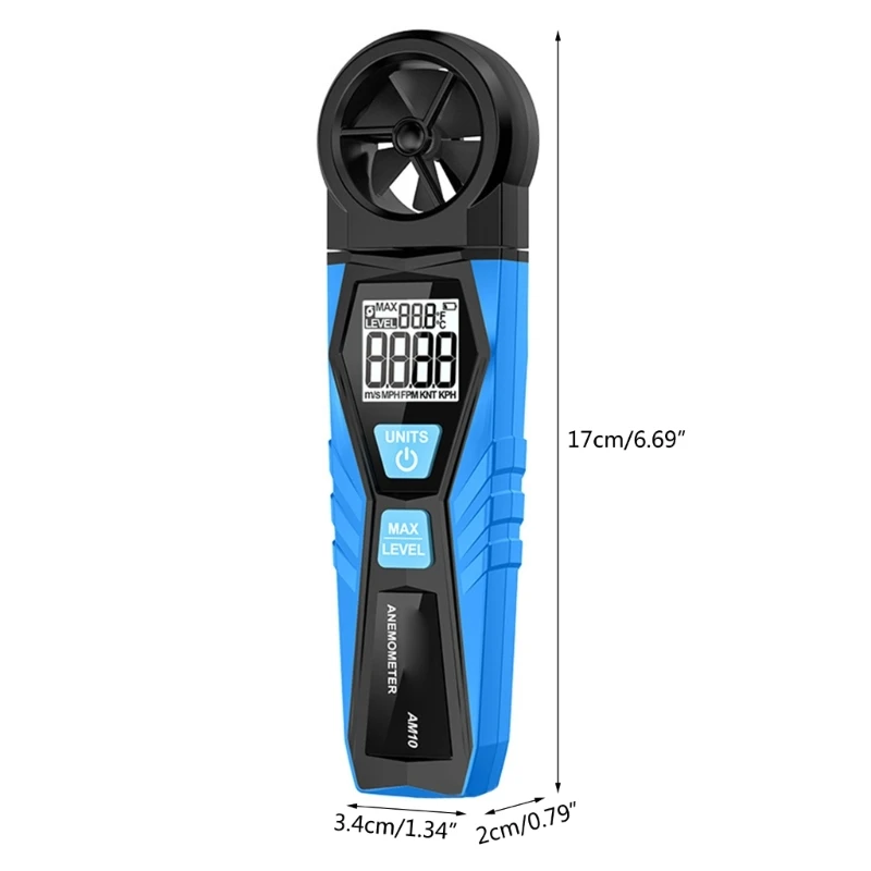 Wind Speed Meter,Handheld Mini Digital Anemometer for Weather DataCollection and Outdoors Sports Windsurfing Sailings