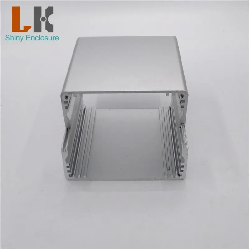 Alumínio Split Box Tipo Case, Projeto Enclosure, Eletrônico Instrumento DIY Caso, Silver Circuit Board Shell