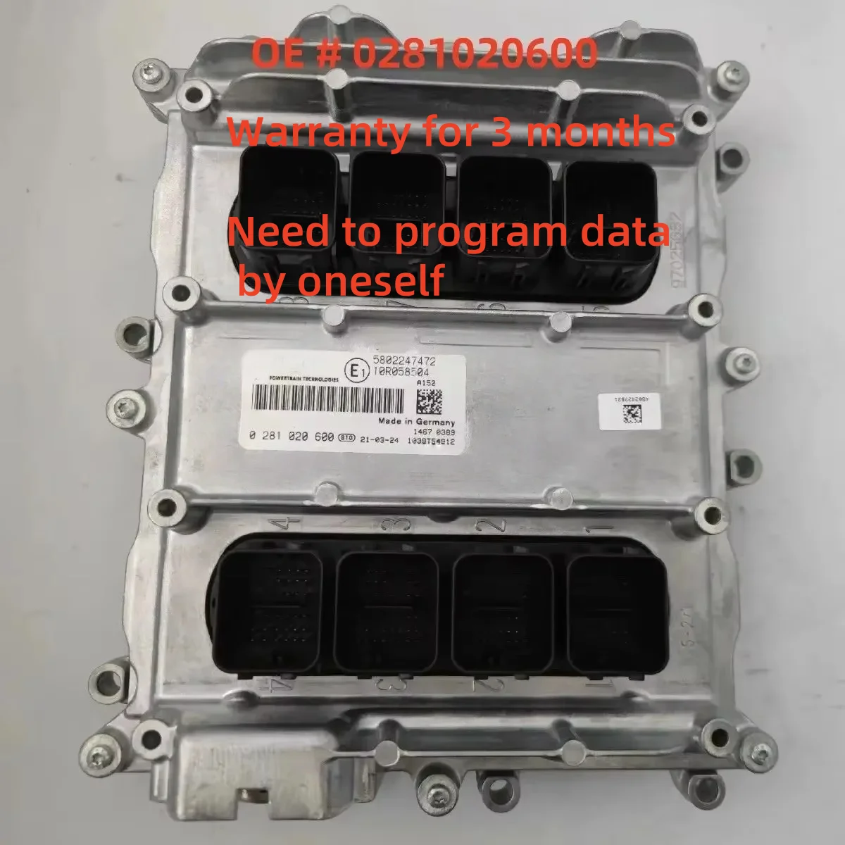 

High quality 0281020600 0 281 020 600 Engine control unit ECU ECM for Bosch