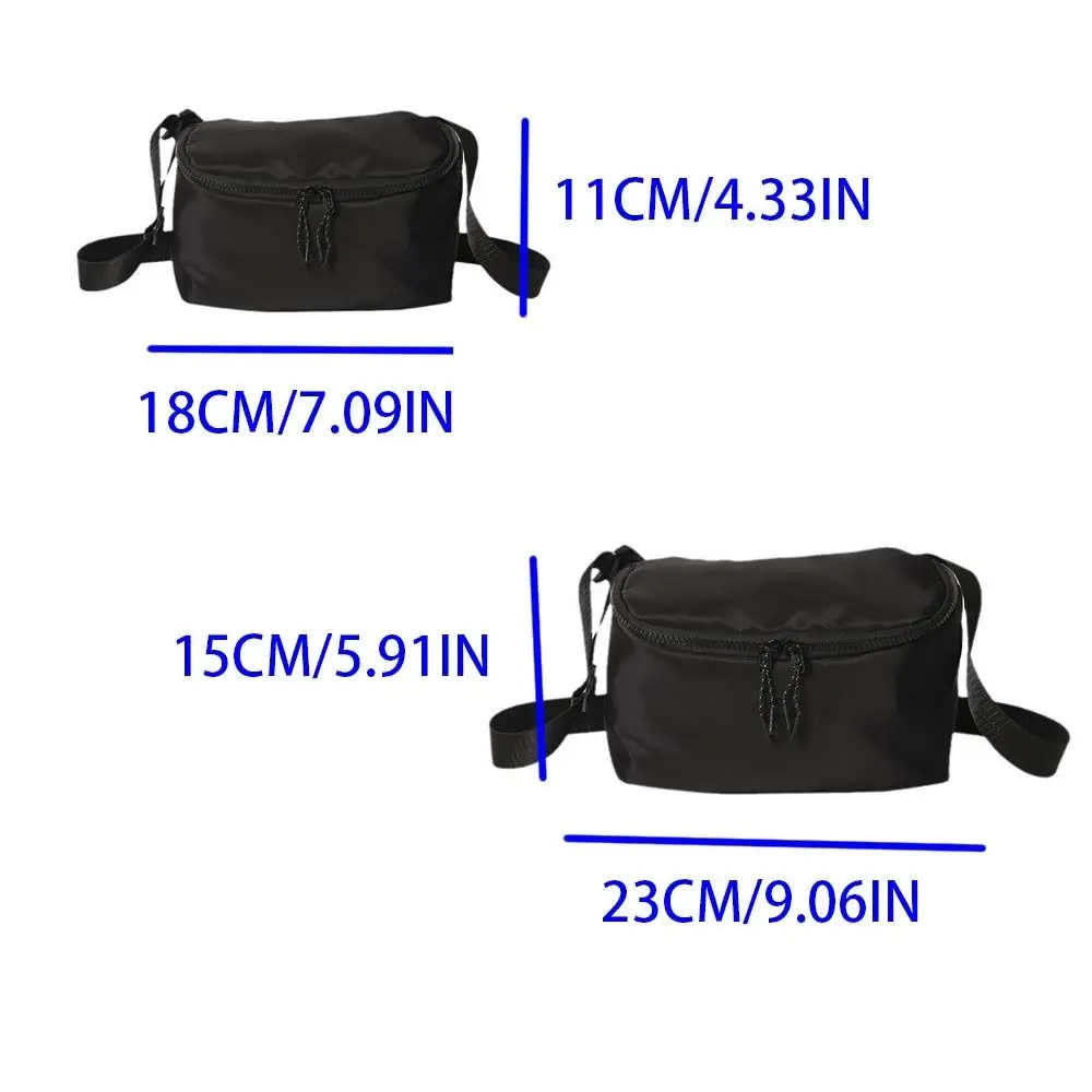 Borsa a tracolla in Nylon impermeabile borsa a tracolla sportiva in tinta unita di grande capacità borsa a mano borsa a tracolla semplice Streetwear