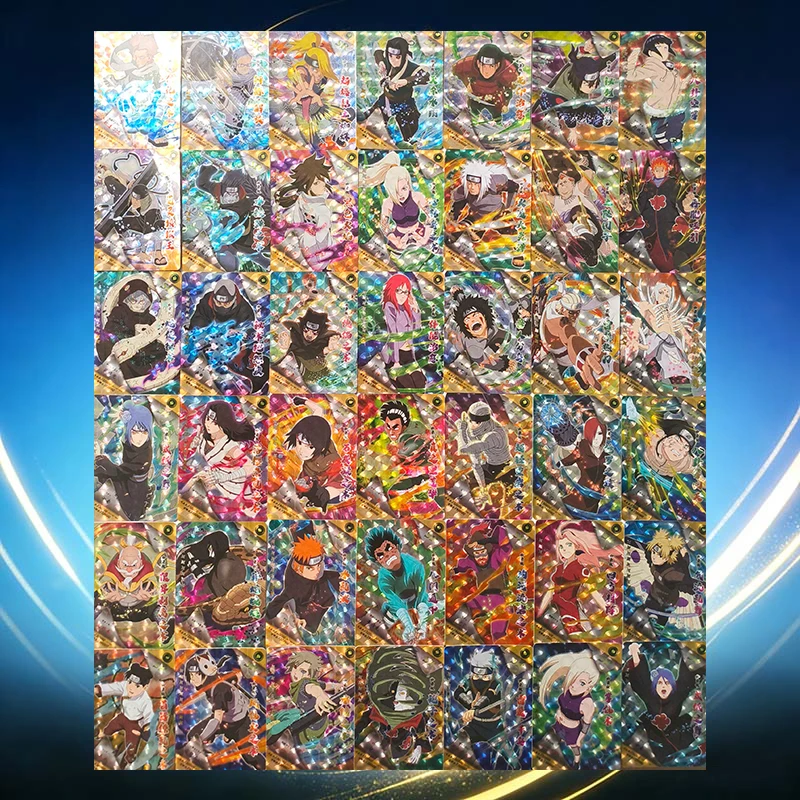 Japanese Anime Naruto SR Set of Cards Haruno Sakura Uzumaki Naruto Uchiha Sasuke Hatake Kakashi Uchiha Itachi Collection Cards