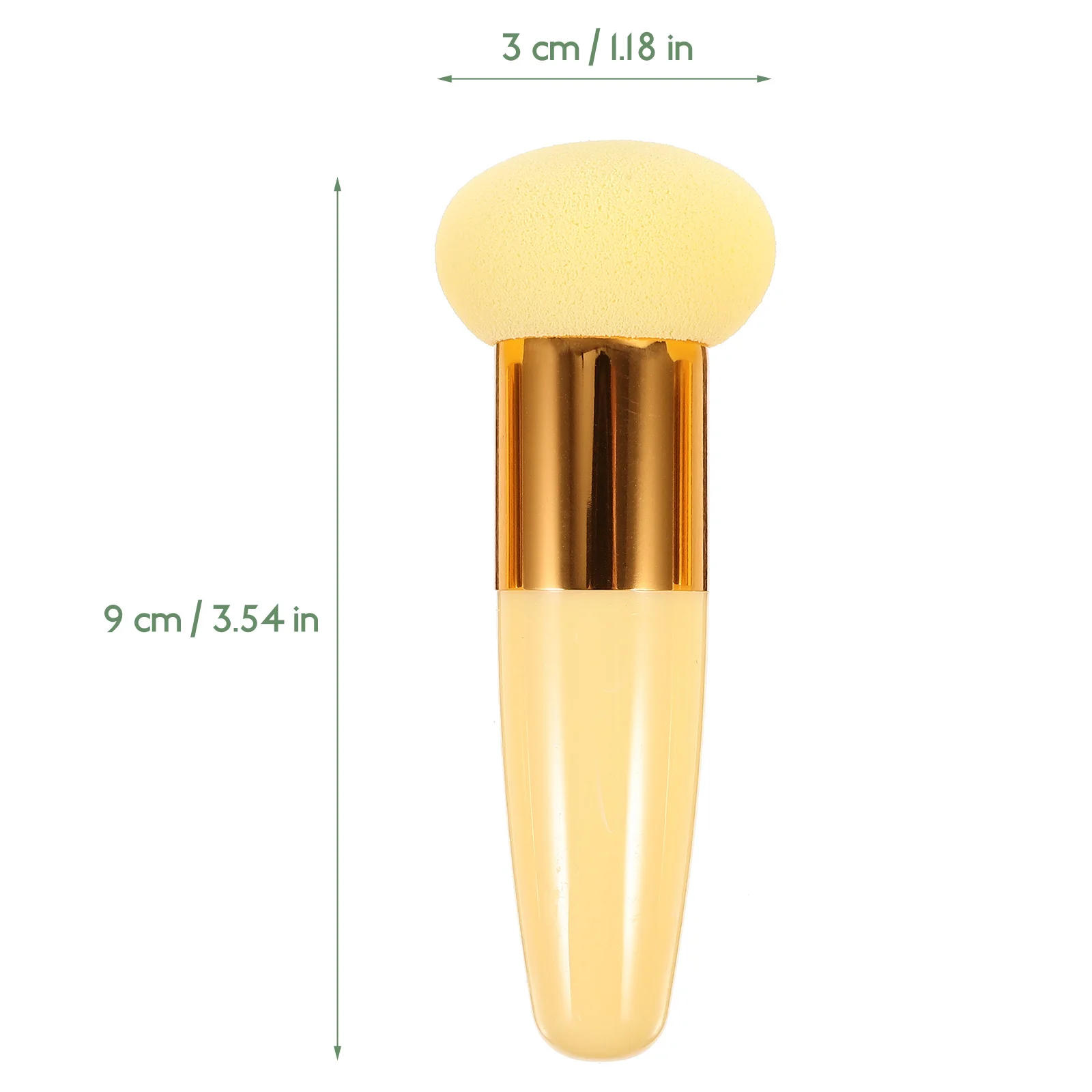 Bolígrafos de maquillaje de belleza, brochas de esponja para corrector de base de doble uso Premium, herramientas suaves y flexibles, 3 uds.
