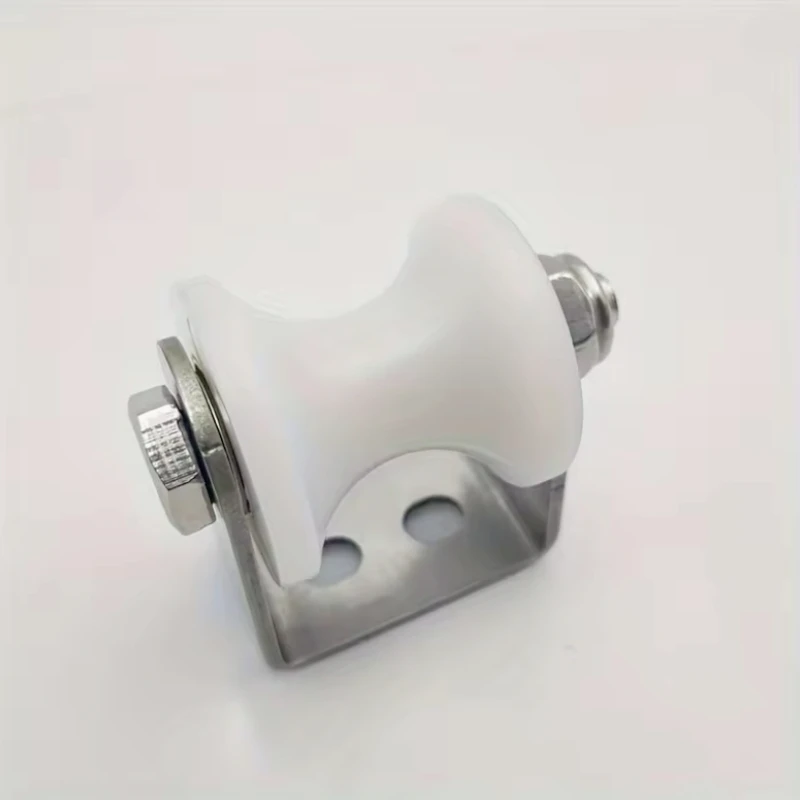 

Гладкий скользящий нейлоновый ролик с U-образным пазом и кронштейном из нержавеющей стали, раздвижные ворота, промышленные машины