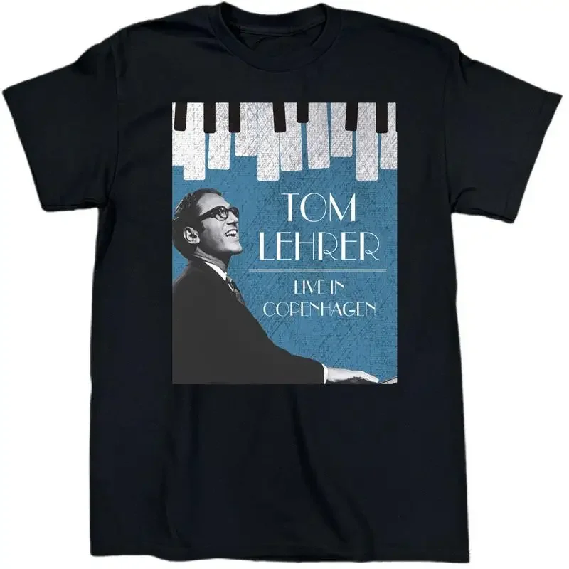 Tom Lehrer Live in Copenhagen Heavy Cotton Black All Size T Shirt PP293