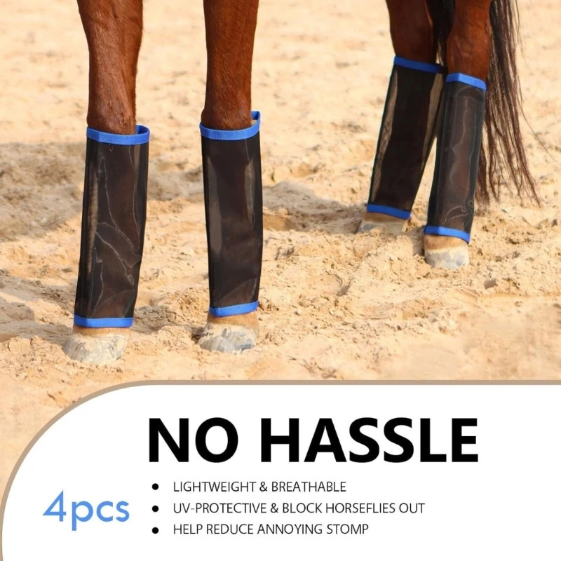 M5TC Adjustable Horse Leg Protectors Breathable Meshes For Comfortable