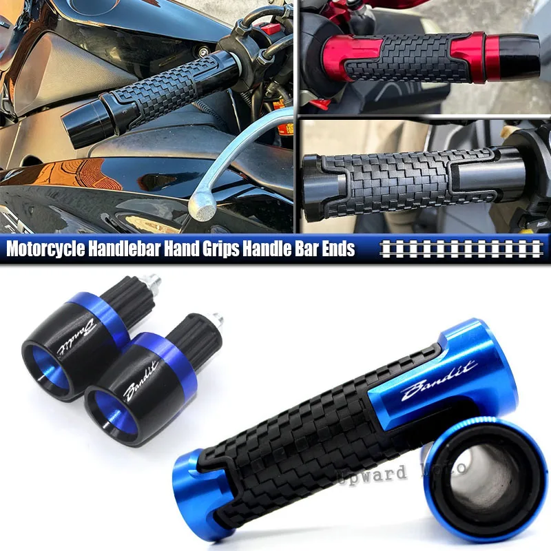 For SU@ZUKI BANDIT GSF 250 600 650 1200 1250 S N ABS Bandit Motorcycle Accessories Handlebar Grips Ends Handle Bar Cap End Plug