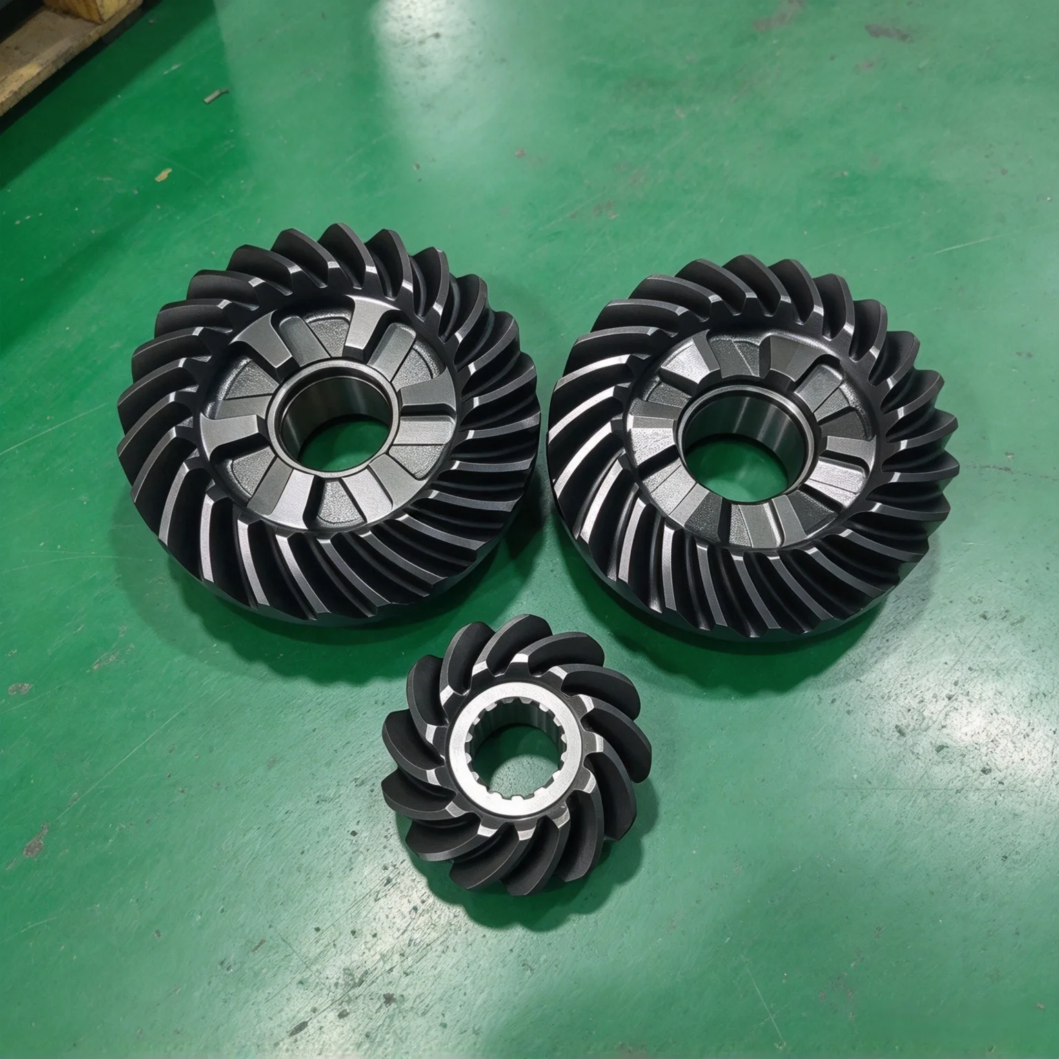 Lower Unit Gear Assembly For Yamaha Parsun 4-Stroke 50-60HP Outboard Motor, Compatible with Hidea