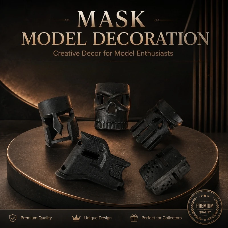 Unique Sculpted Decor Mask Model Accessories Multi Style Plastic Craft Ornaments For Hobby Display Art Decoration