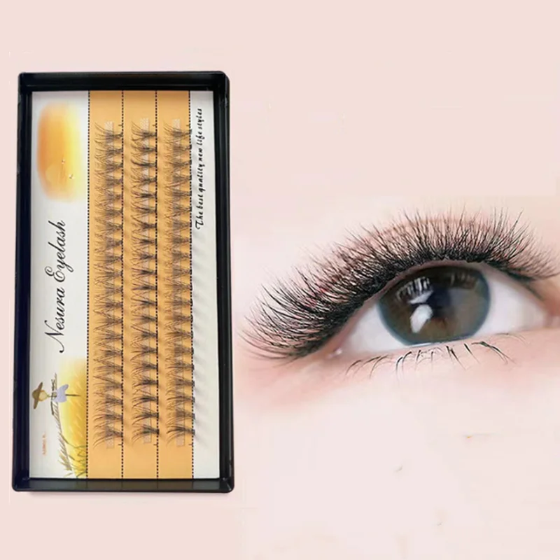Maquillaje 3D pestañas postizas de visón hechas a mano 10 par/set pestañas de tira completa extensión de pestañas largas naturales suaves naturales