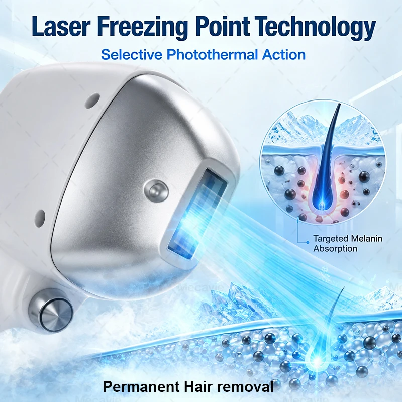 Mecavie 5 Wavelength 5000W Diode Laser Hair Removal 10 Bars FAC Sapphire Cooling 2IN1 Tattoo Removal Beauty Machine For Salon Us