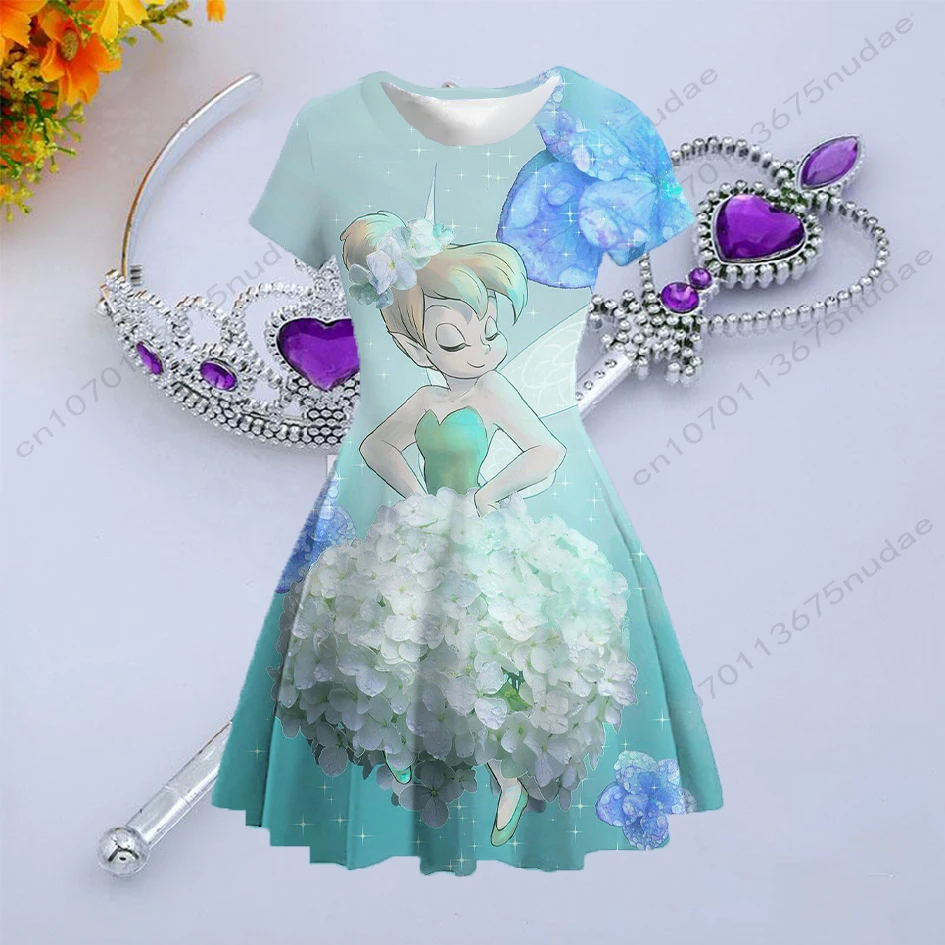 Disney Wonderful Fairy Series Print cute Elegant splendida vita francese Slim snello Senior Sensory Birthday Party Dress