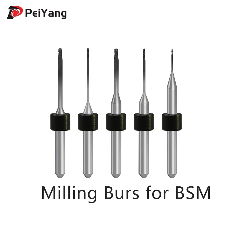 BSM Milling Bur D4/D6 Dental Milling Bur DC Coating Wax PMMA Burs CVD DC DLC SHC