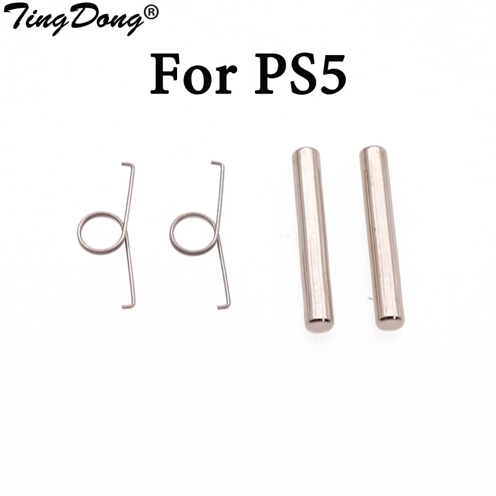 1Set PS5 L2 R2 Trigger Button Spring Metal Replacement R2 L2 Trigger Buttons Component Buckle for PS5 Controller Parts