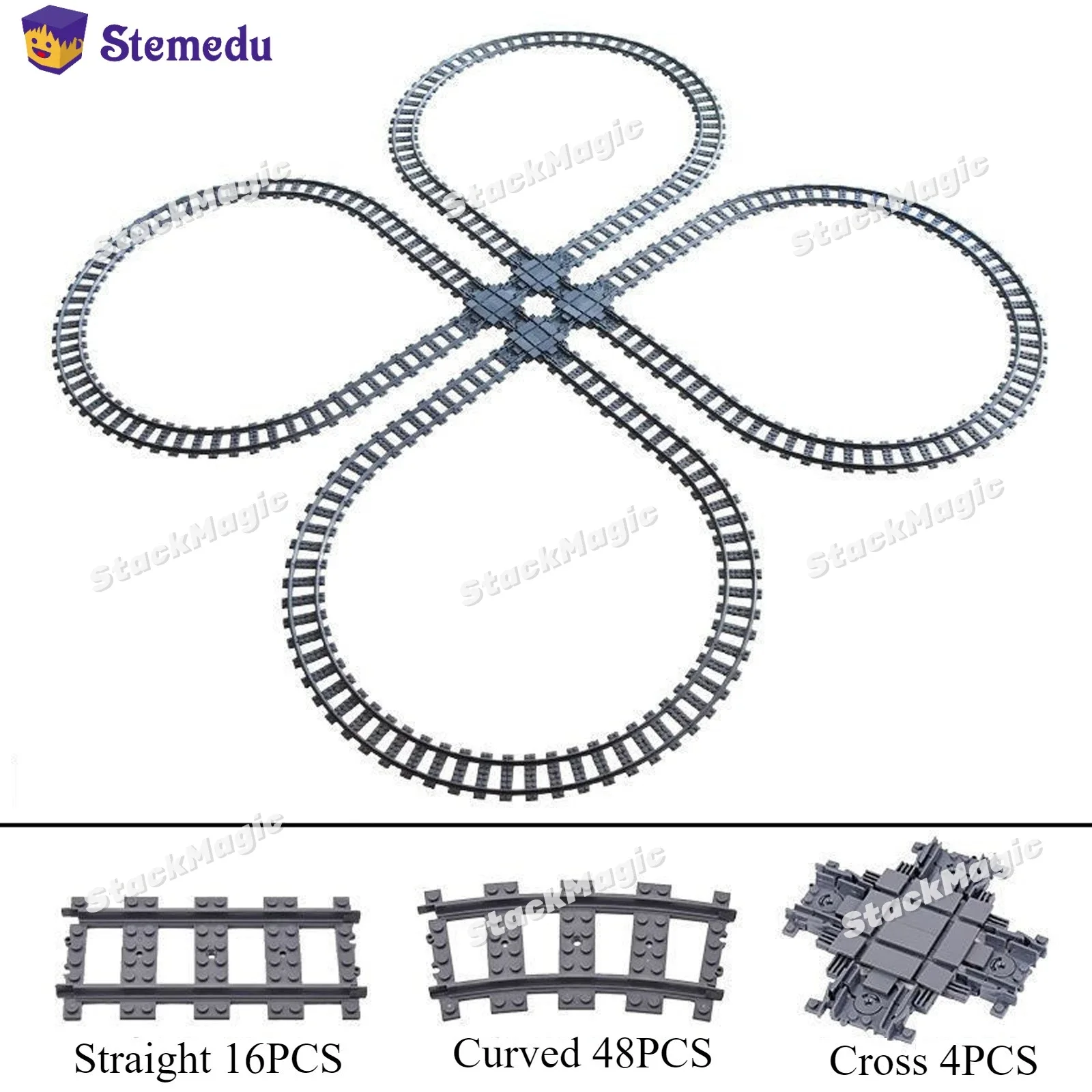 Nowe Koleje Miejskie Elastyczne Klocki Szynki Miękkie Proste Zakrzywione Szyny Przełączniki Klocki Konstrukcyjne Kreatywne Modele Kolejowe Zabawki Dla Dzieci Prezenty