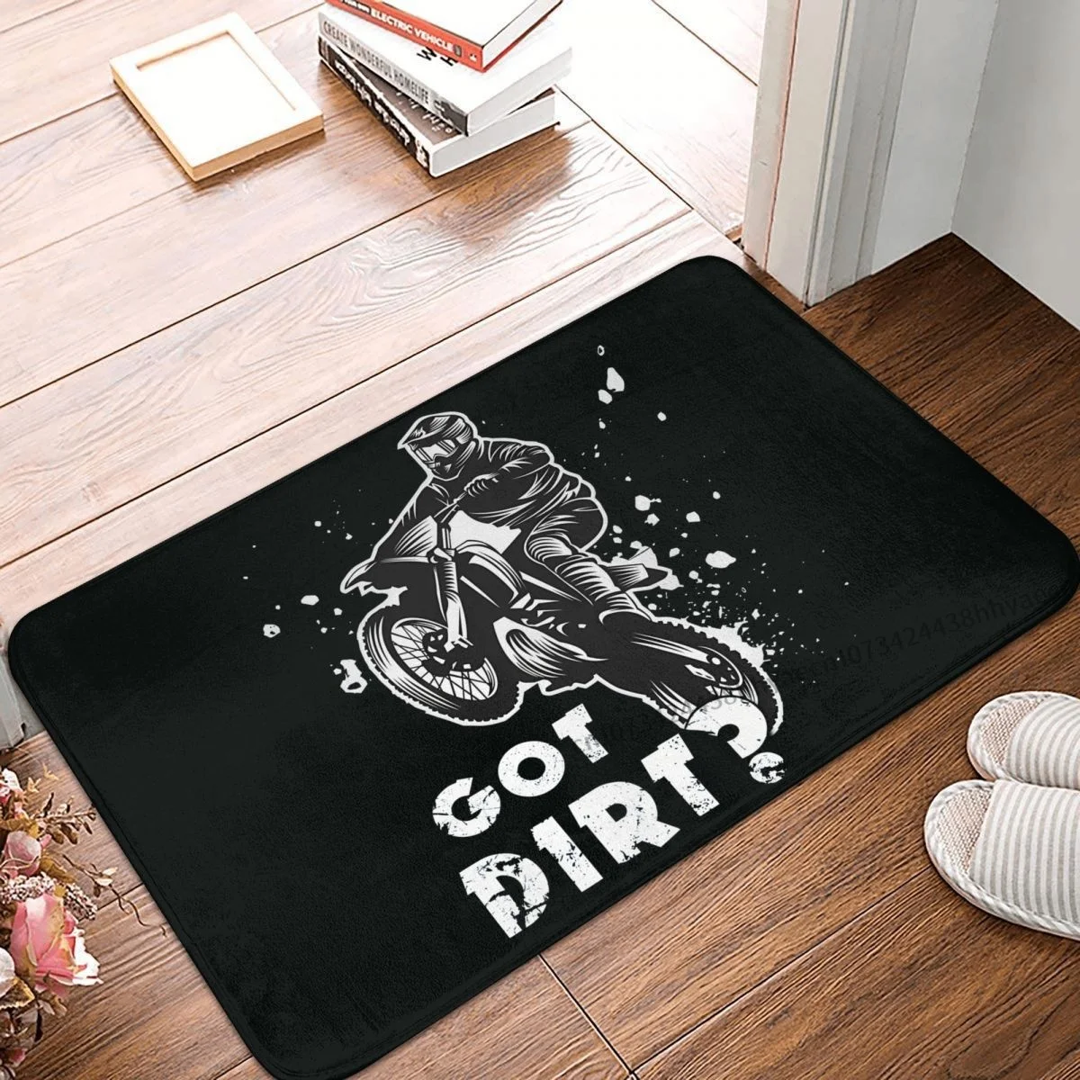 Dirt Bike Motocross Motor Sport Bath Non-Slip Carpet Got Dirt Bedroom Mat Welcome Doormat Home Decoration Rug