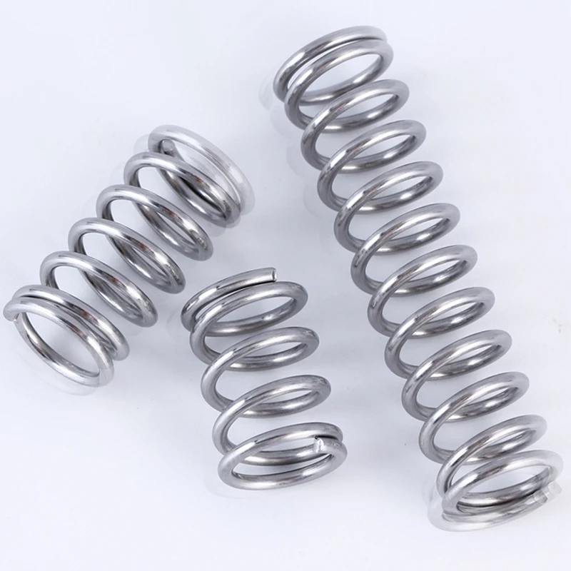 304 Stainless Steel Compression Spring Wire Dia 1.2mm OD 7-22mm Length 10-100mm for Auto Car Industrial Machine Home Appliance