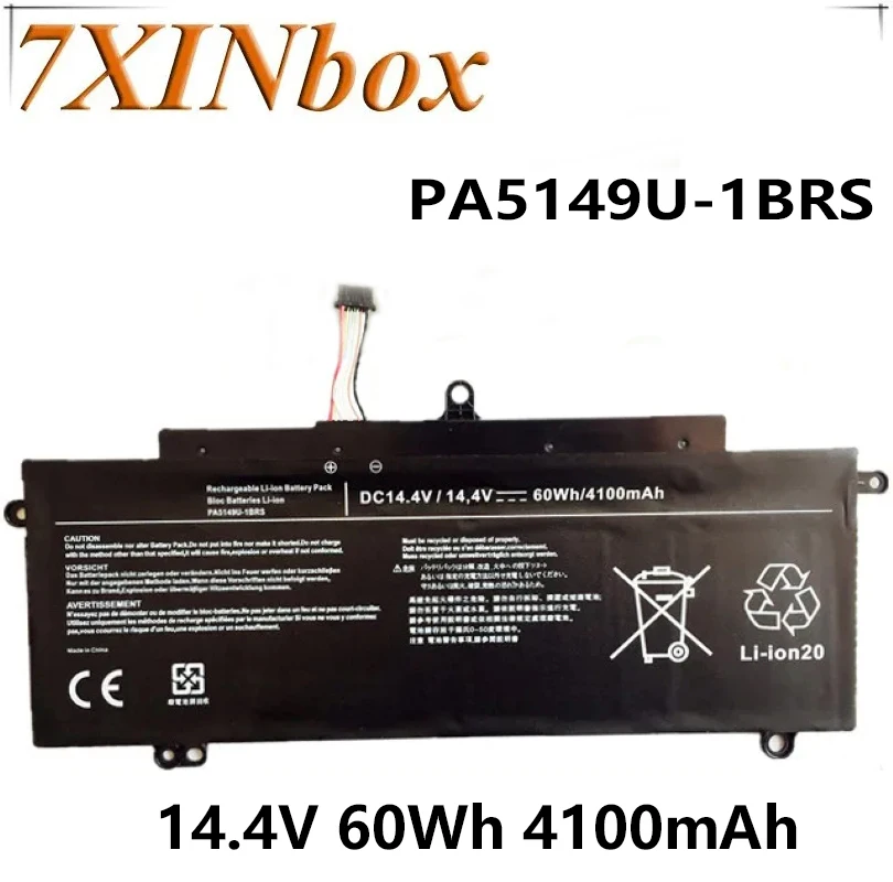 7XINbox 14.4V 60Wh4110mAh PA5149U-1BRS Laptop Battery For Toshiba Tecra Z40-A Z40T-A1410 Z50 Z50-A Z50-A-11H 4INP7/60/80