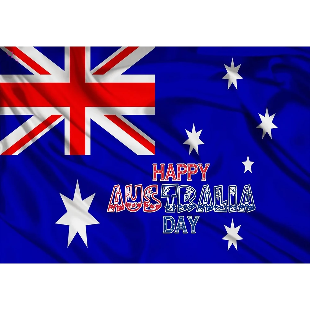 HAPPY Australia DAY FLAG 90x150cm for Australia Artwork Decoration PARTY BANNER