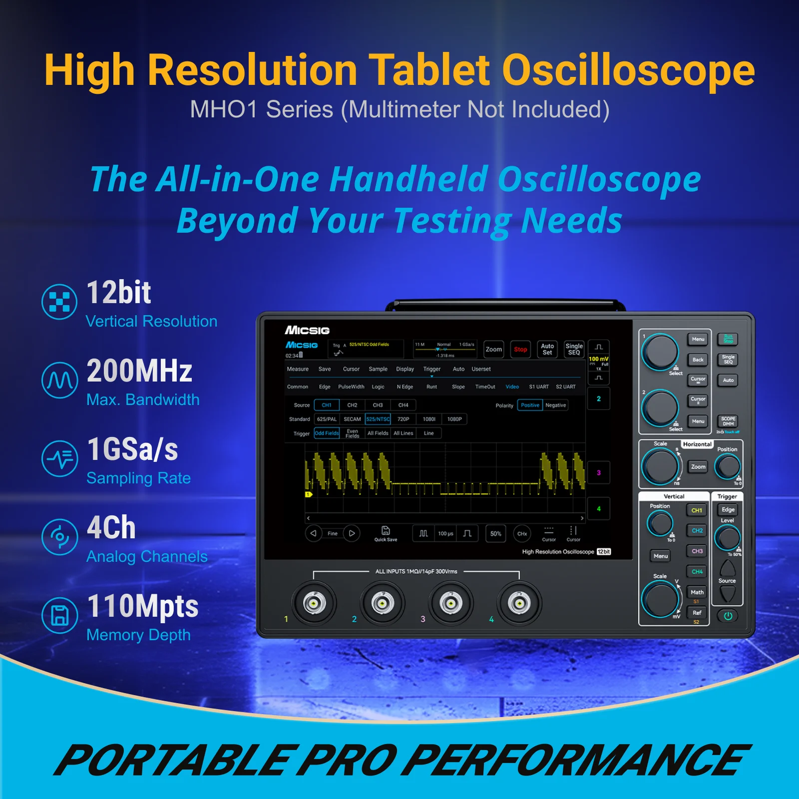 Micsig Oscilloscope 8
