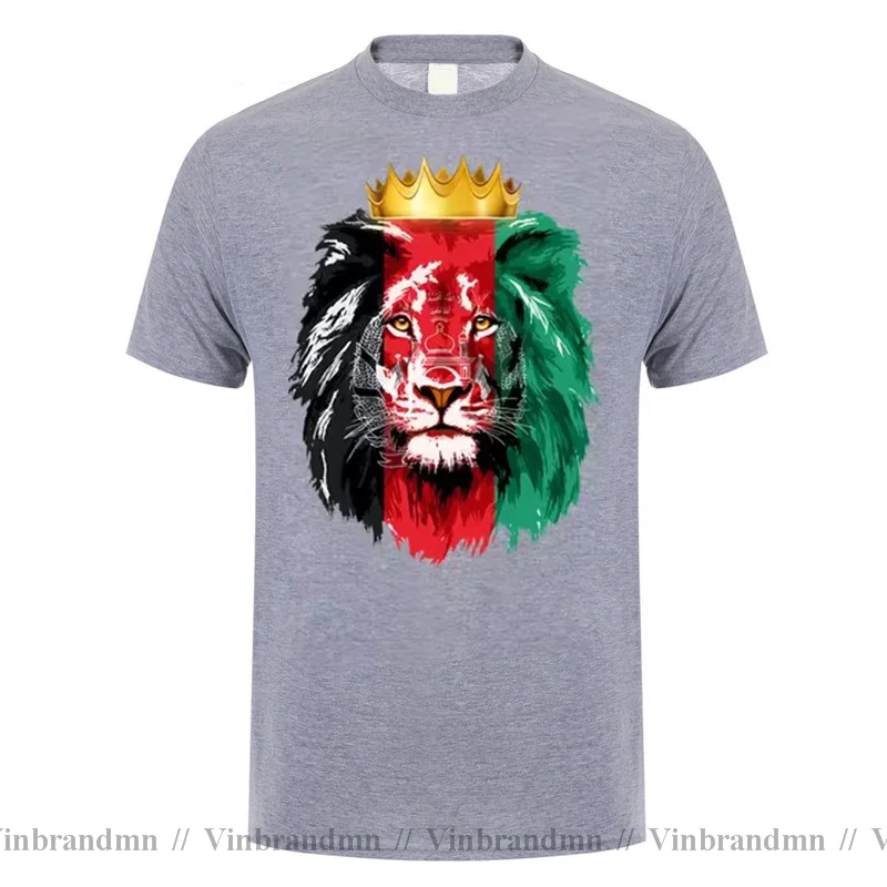Taliban King of Lion Summer Men's T Shirt Afghanistan Flag With Lion T-Shirt Casual Short Sleeve Funny Gift Male Tops Tee Shirts image 5