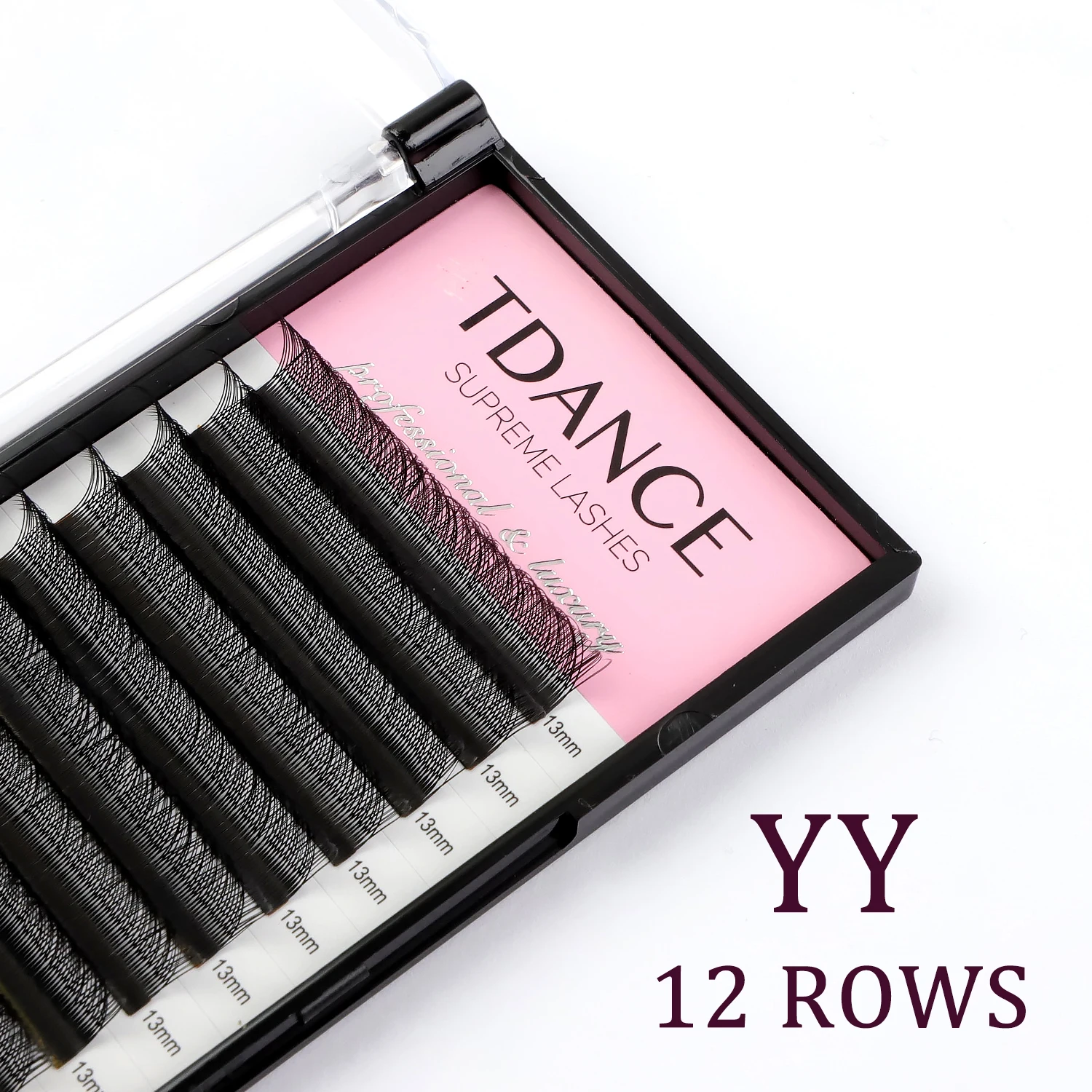 TDANCE YY Eyelashes Extension Two Tip 0.05/0.07 C/D Soft Light Natural Makeup Net Cross Individual Premium Mink False Eyelash