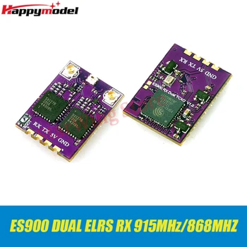 HappyModel ES900 DUAL RX ELRS Diversity Receiver 915MHz/868MHz Built-in TCXO for RC Airplane FPV Long Range Drone