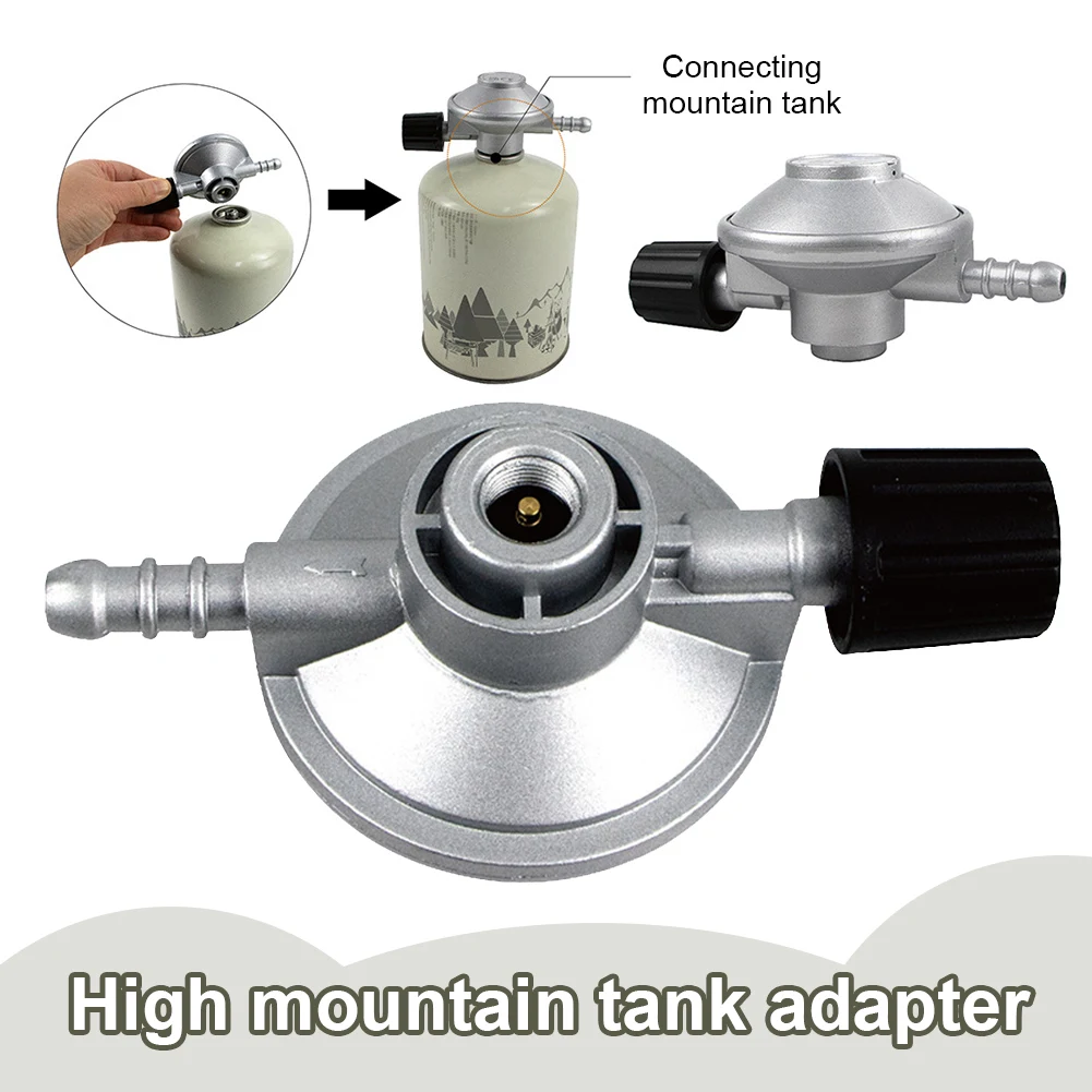 Low Gas Regulator Flow Low Propane Regulator Propane Disposal Bottle Connection Regulator Kit for BBQ Grill